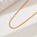 Solid Color Iron Necklace