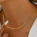 Solid Color Iron Necklace