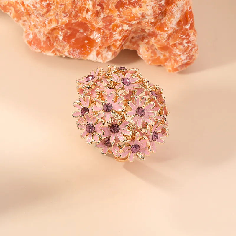 Flower Open Rings