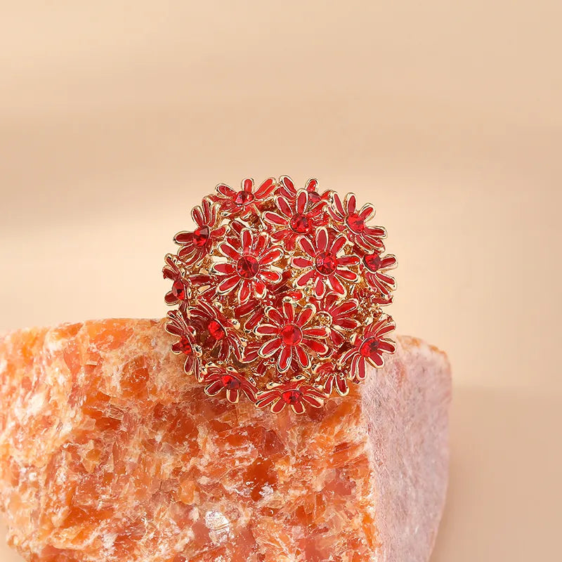 Flower Open Rings