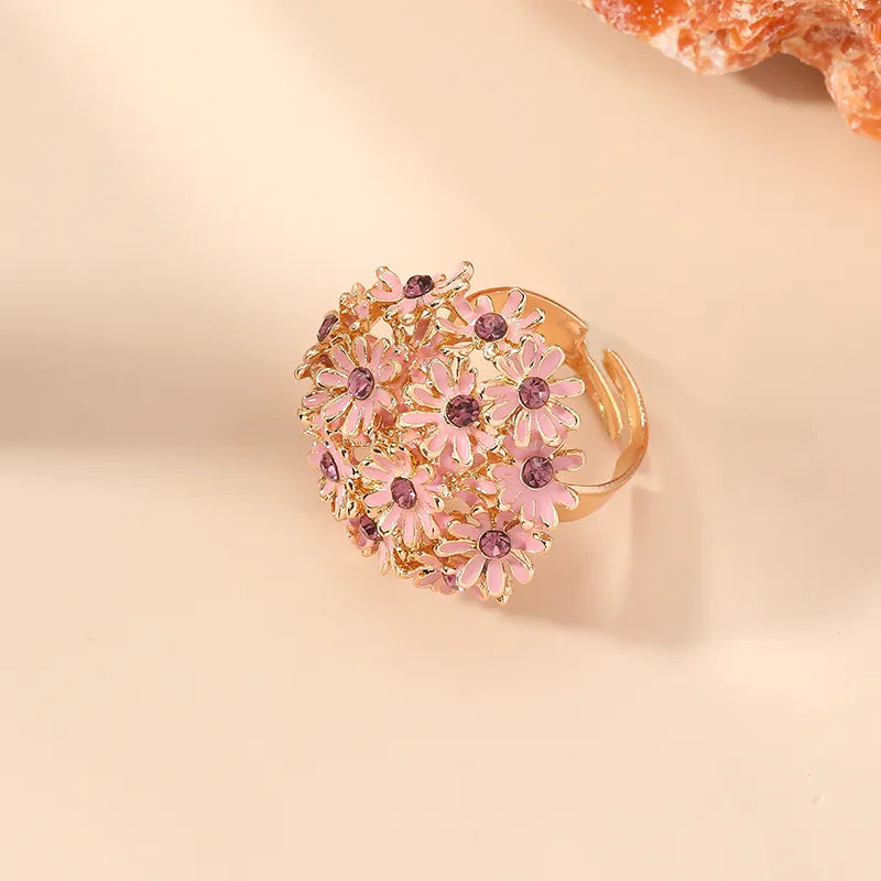 Flower Open Rings