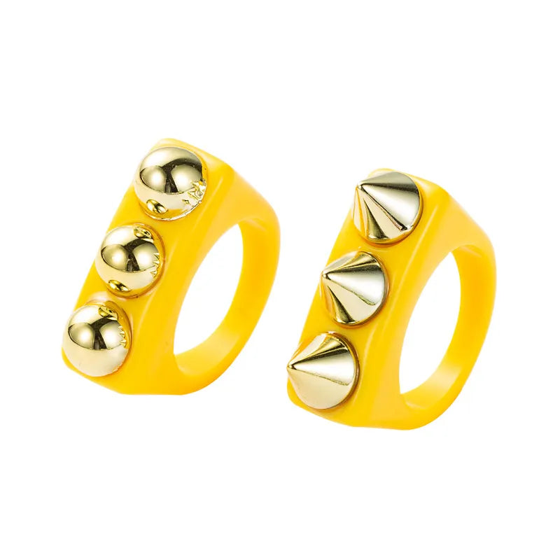 Resin Couple Ring Set