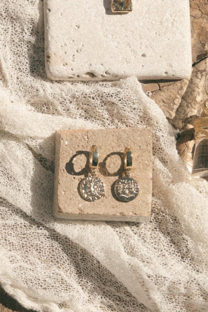 Elegant Retro Coin Earrings