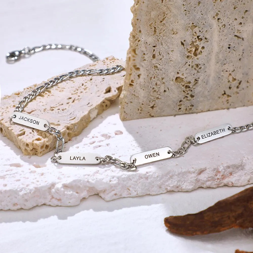 Personalized Stainless Steel Chain Necklace Fashionable Engravable Jewelry Gift for Men TJ-NP-0165