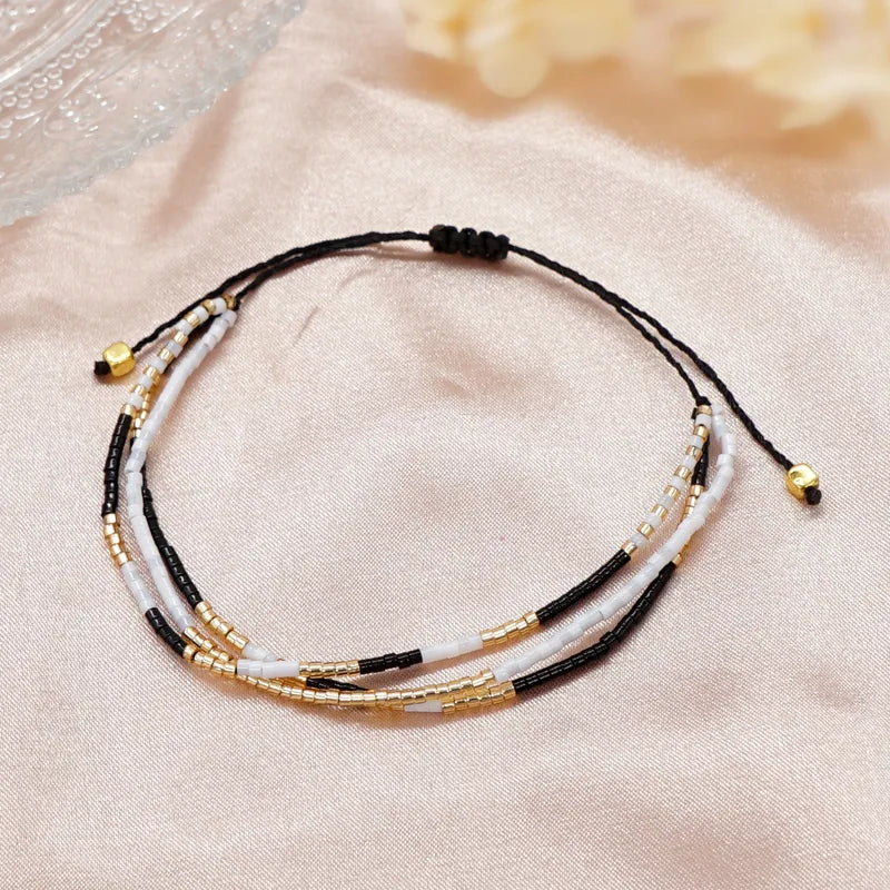 Adjustable Beaded Bracelet