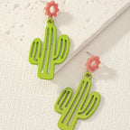 Cactus Drop Earrings