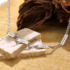 Personalized Stainless Steel Chain Necklace Fashionable Engravable Jewelry Gift for Men TJ-NP-0165
