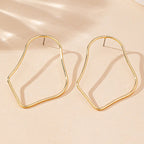 Geometric Iron Ear Studs