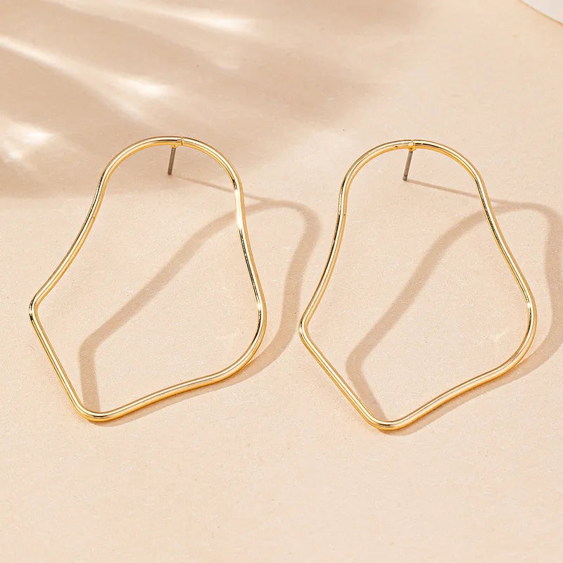 Geometric Iron Ear Studs