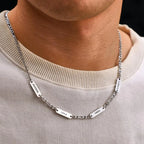 Personalized Stainless Steel Chain Necklace Fashionable Engravable Jewelry Gift for Men TJ-NP-0165