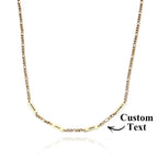 Personalized Stainless Steel Chain Necklace Fashionable Engravable Jewelry Gift for Men TJ-NP-0165
